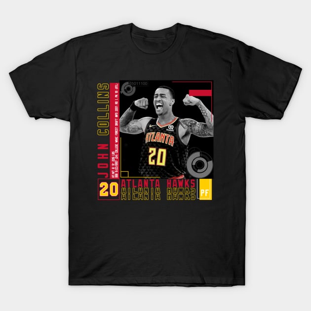 John Collins Paper Poster T-Shirt by art.Hamdan